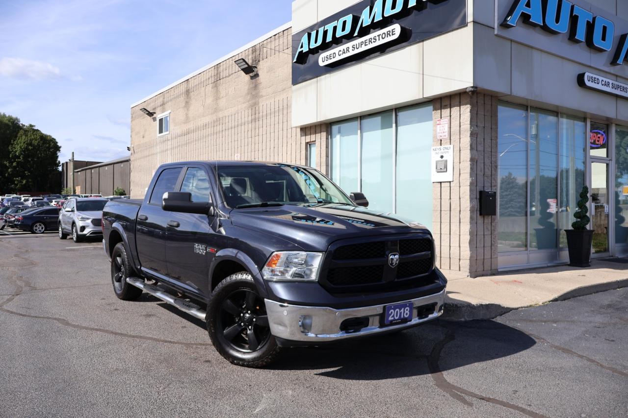 2018 RAM 1500 OUTDOORSMAN CREW 4WD CERTIFIED *ACCIDENT FREE* CAMERA NAV BLUETOOTH LEATHER HEATED SEATS CRUISE ALLOYS - Photo #8