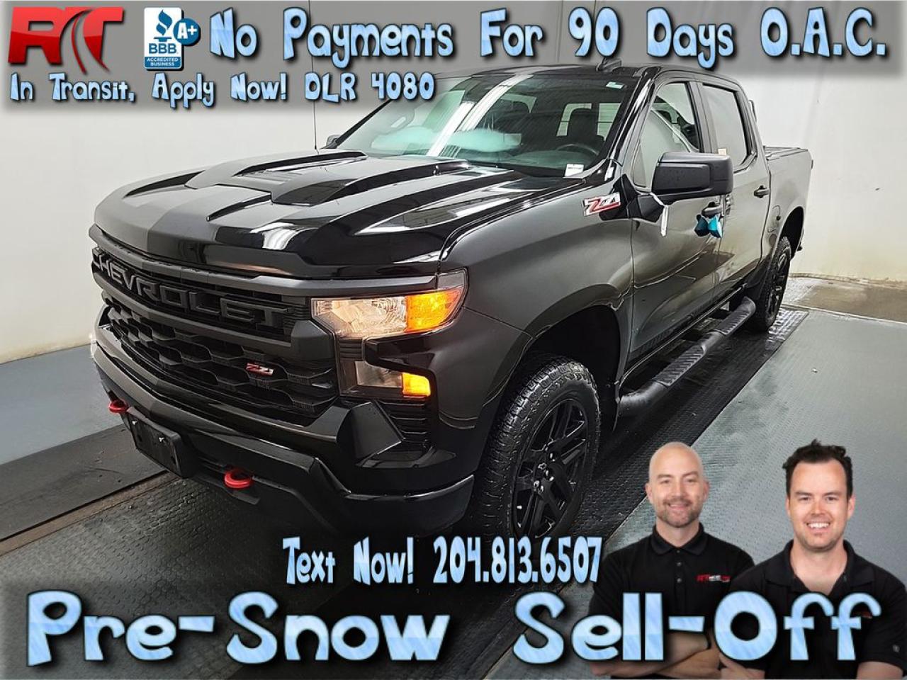 Used 2022 Chevrolet Silverado 1500 Custom Trail Boss for sale in Winnipeg, MB