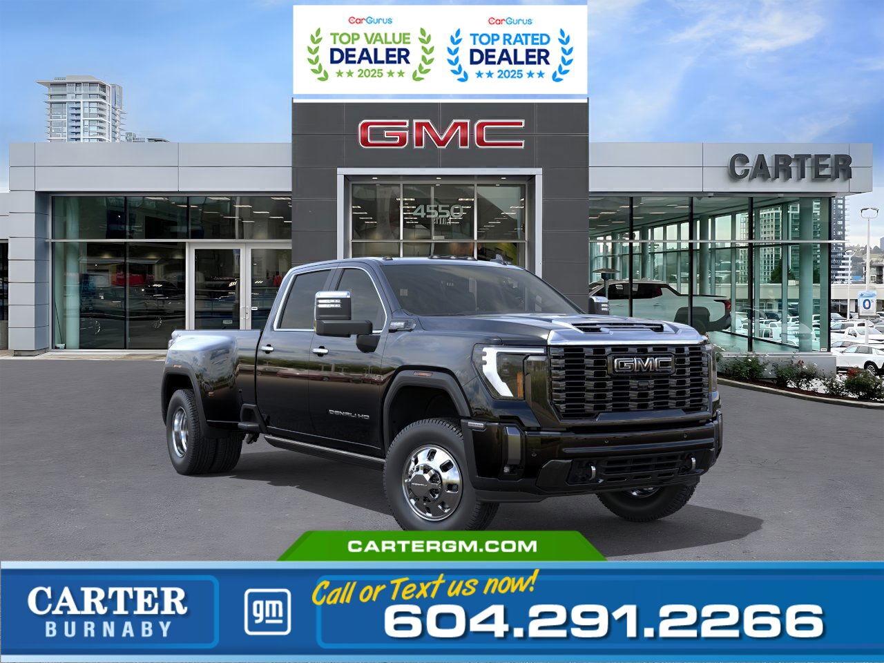 New 2026 GMC Sierra 3500 HD DENALI ULTIMATE 4WD | OFF ROAD PKG/PWR SUNROOF for sale in Burnaby, BC