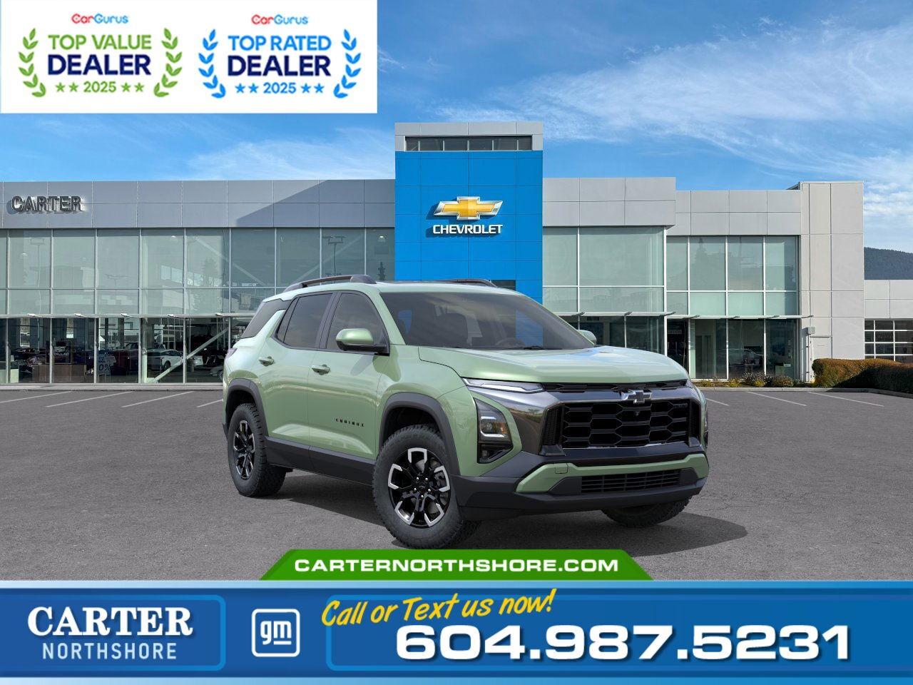 New 2026 Chevrolet Equinox ACTIV AWD | Alum Wheels/Pano Sunroof/Vented Seats for sale in North Vancouver, BC