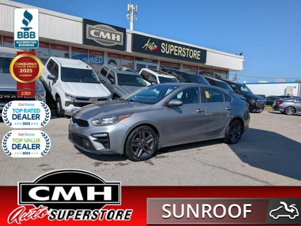 Used 2021 Kia Forte EX+  **BLIND SPOT - HTD SW - APPLE CP** for sale in St. Catharines, ON