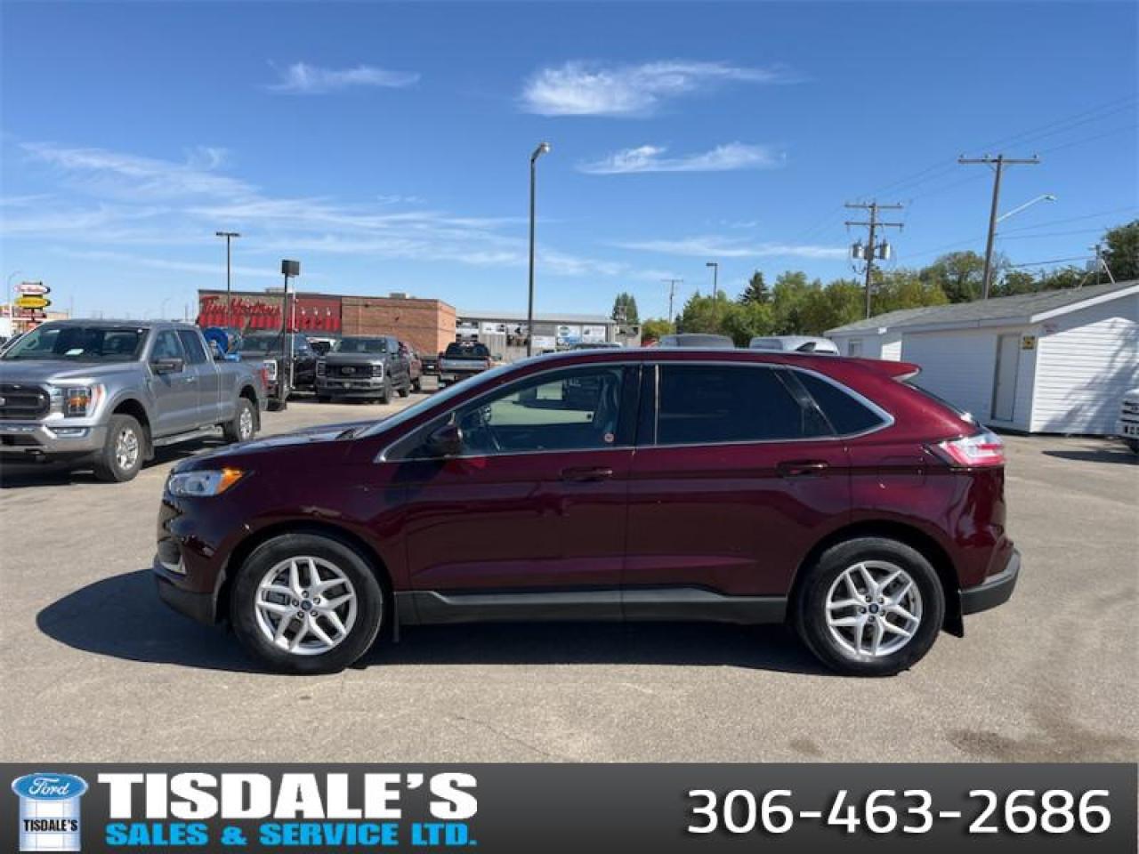 Used 2021 Ford Edge SEL  - Heated Seats -  Power Liftgate for sale in Kindersley, SK