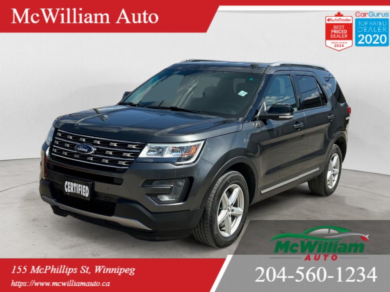 Used 2017 Ford Explorer XLT | HTD SEATS | REMOTE START | PUSH START & KEYLESS ENTRY | for sale in Winnipeg, MB