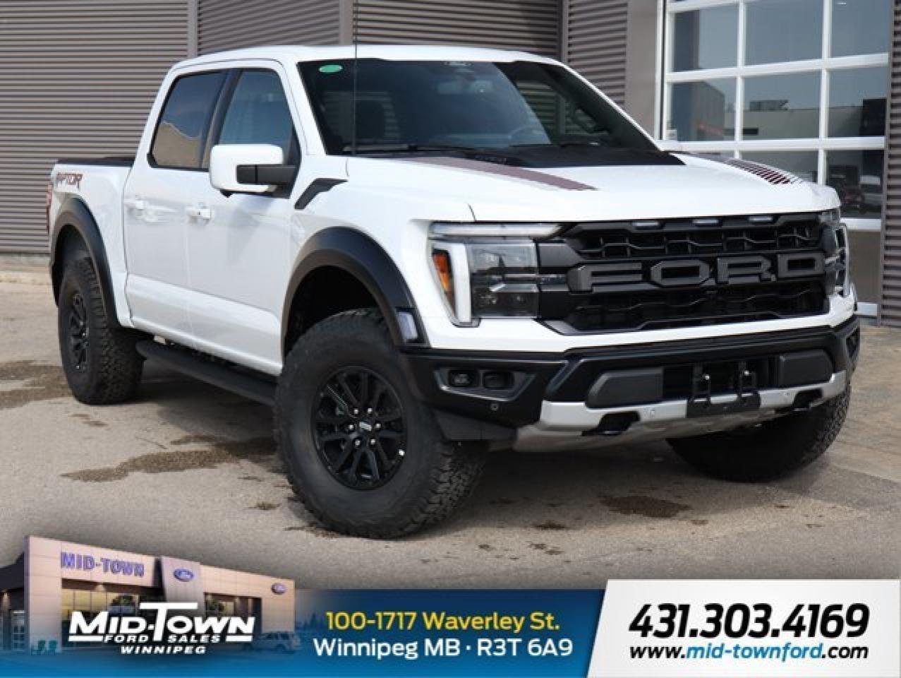 New 2025 Ford F-150 Raptor | Twin Moonroof | Fox Live Shocks for sale in Winnipeg, MB