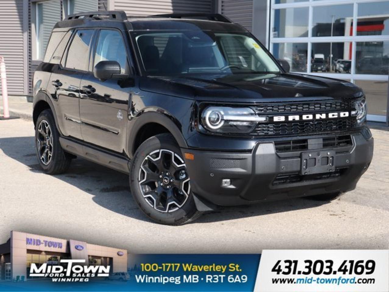 New 2025 Ford Bronco Sport Outer Banks | Power Moonroof | Auto Start-Stop for sale in Winnipeg, MB