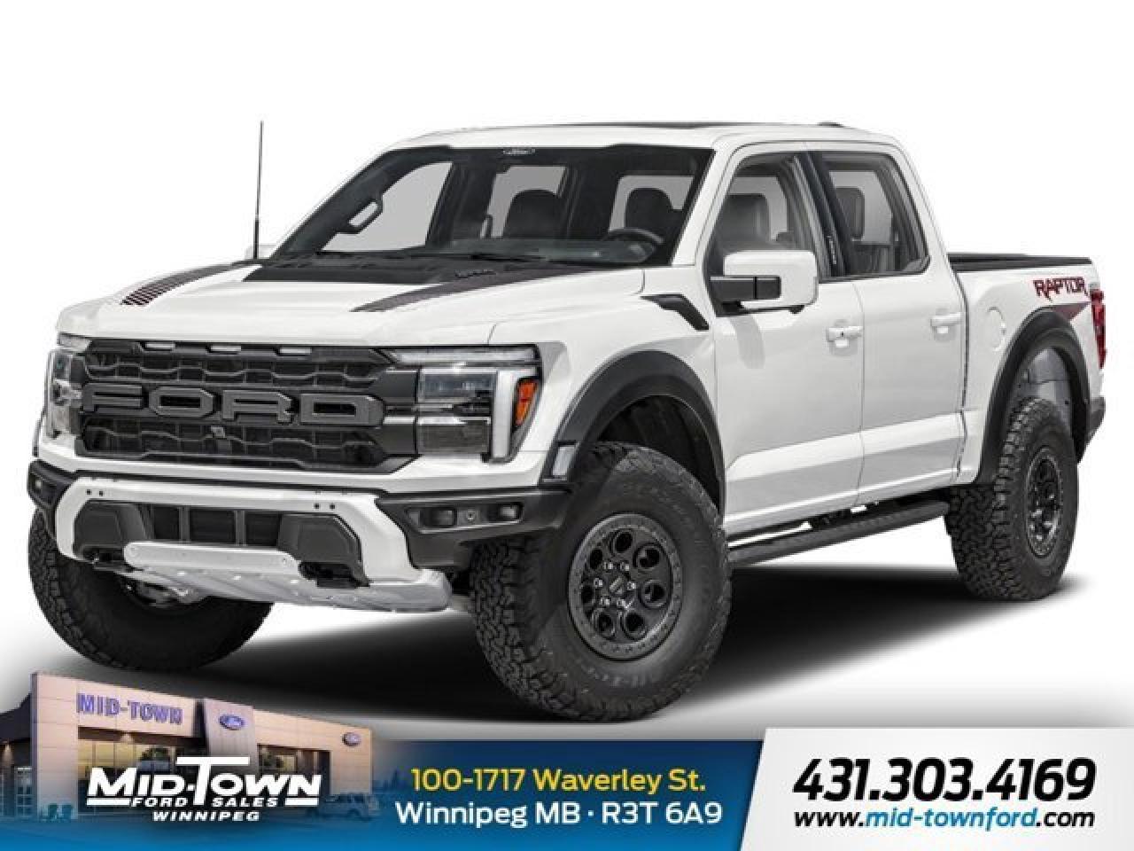 New 2025 Ford F-150 Raptor | Adaptive Cruise | Spray-in Bedliner for sale in Winnipeg, MB