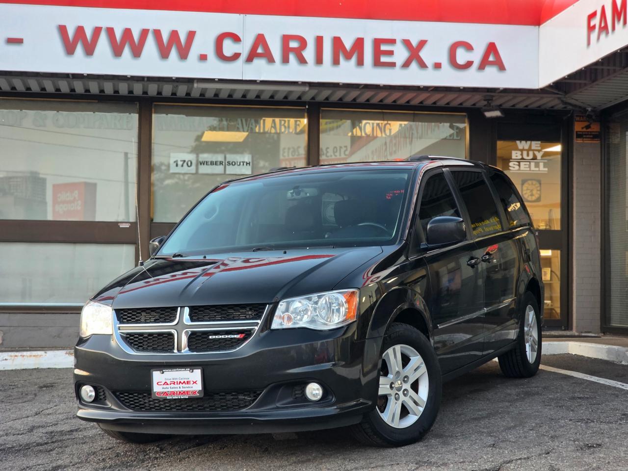 Used 2017 Dodge Grand Caravan Crew Navi | Leather | DVD | Heated Steering | Heated Seats | Backup Camera for sale in Waterloo, ON