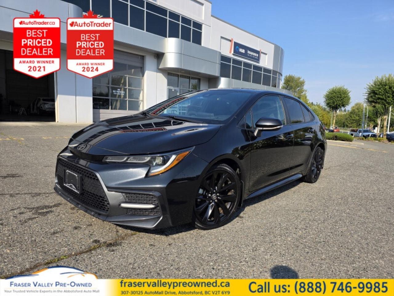 Used 2021 Toyota Corolla SE  - $110.35 /Wk for sale in Abbotsford, BC