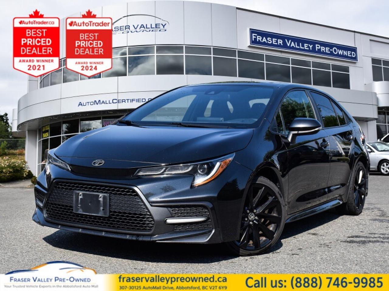 Used 2021 Toyota Corolla SE  - $110.35 /Wk for sale in Abbotsford, BC