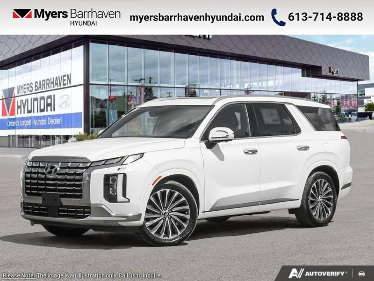 New 2024 Hyundai PALISADE Ultimate Calligraphy 7-Passenger  - $404 B/W for sale in Nepean, ON