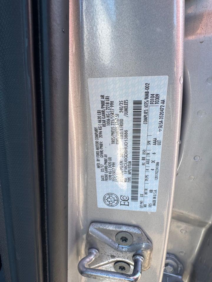 2017 Ford Escape ENGINE NEEDS REPAIR, SE, OVERHEATS - Photo #16