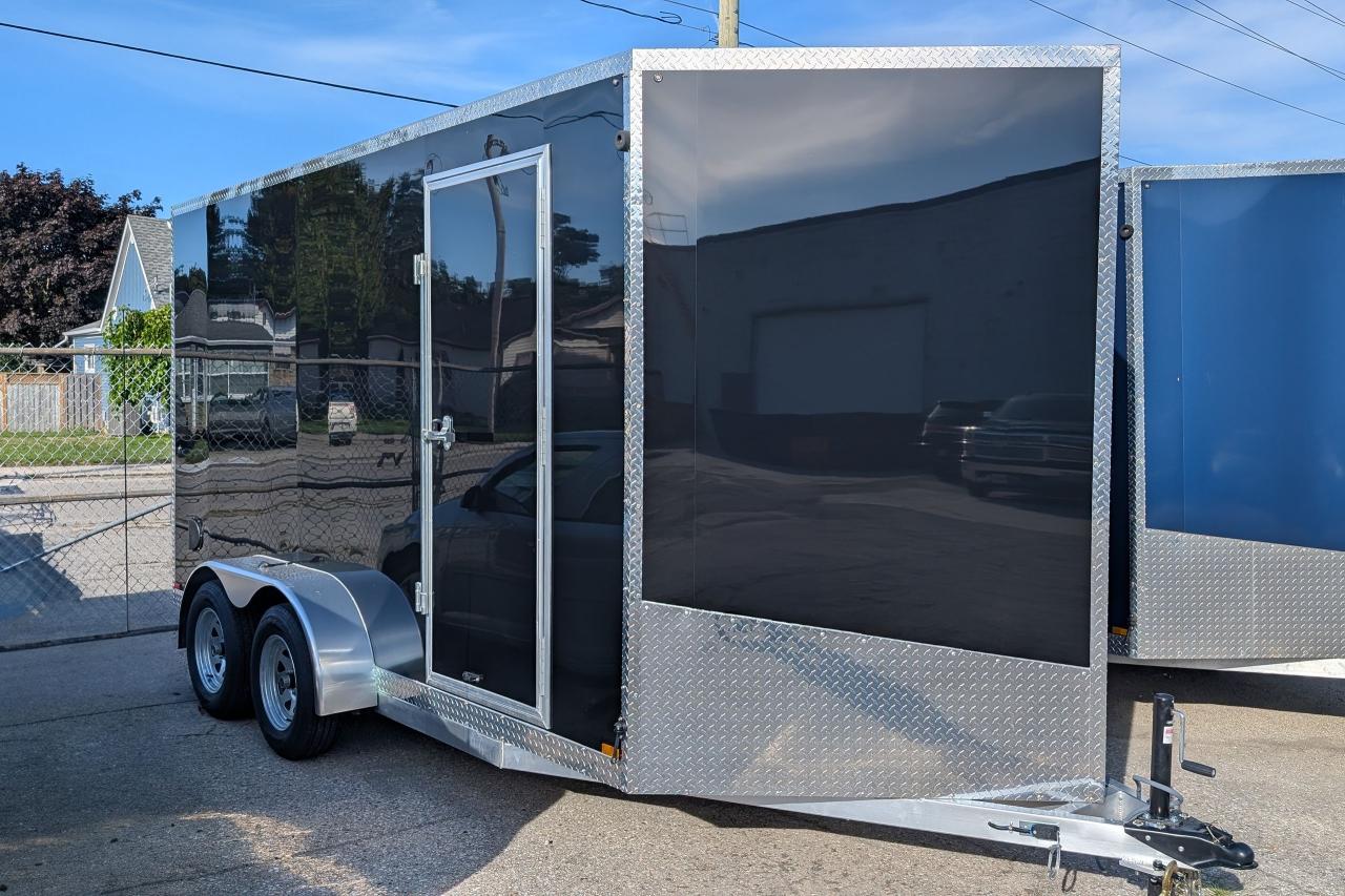 2025 Canadian Trailer Company 7x14 V Nose Cargo Trailer Aluminum Tandem Axle