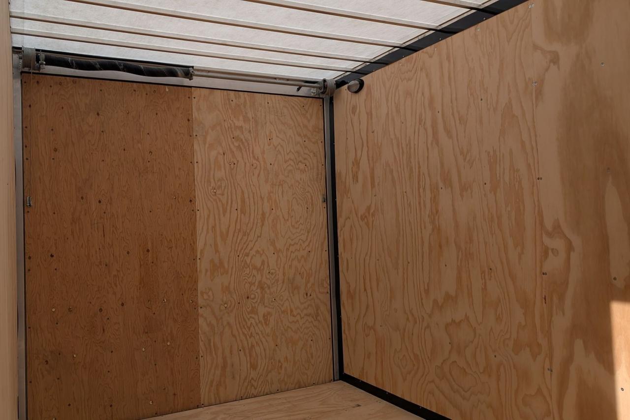 2025 Canadian Trailer Company 7x14 V Nose Cargo Trailer Aluminum Tandem Axle