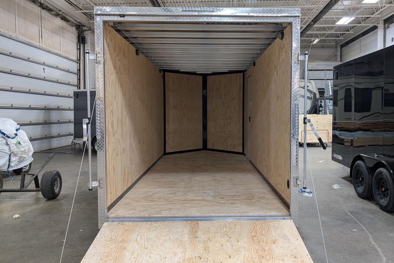 2025 Canadian Trailer Company 7x16 V-Nose Cargo Trailer Aluminum Tandem Axle Photo2