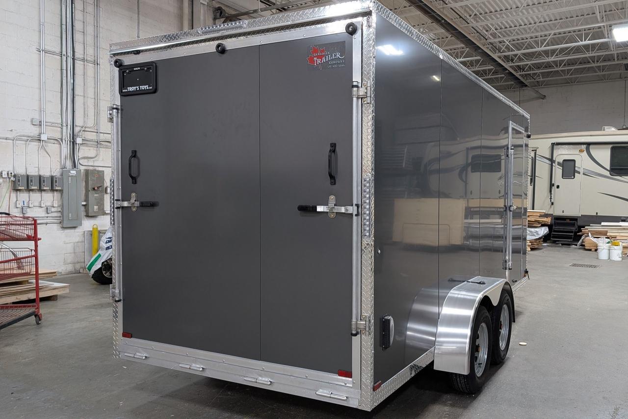 2025 Canadian Trailer Company 7x16 V-Nose Cargo Trailer Aluminum Tandem Axle Photo3