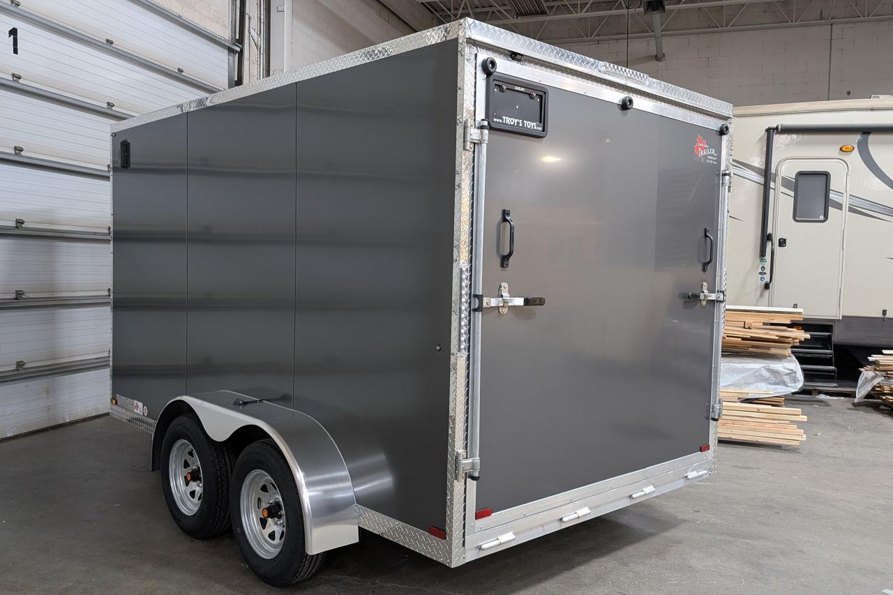 2025 Canadian Trailer Company 7x12 V-Nose Cargo Trailer Aluminum Tandem Axle Photo2
