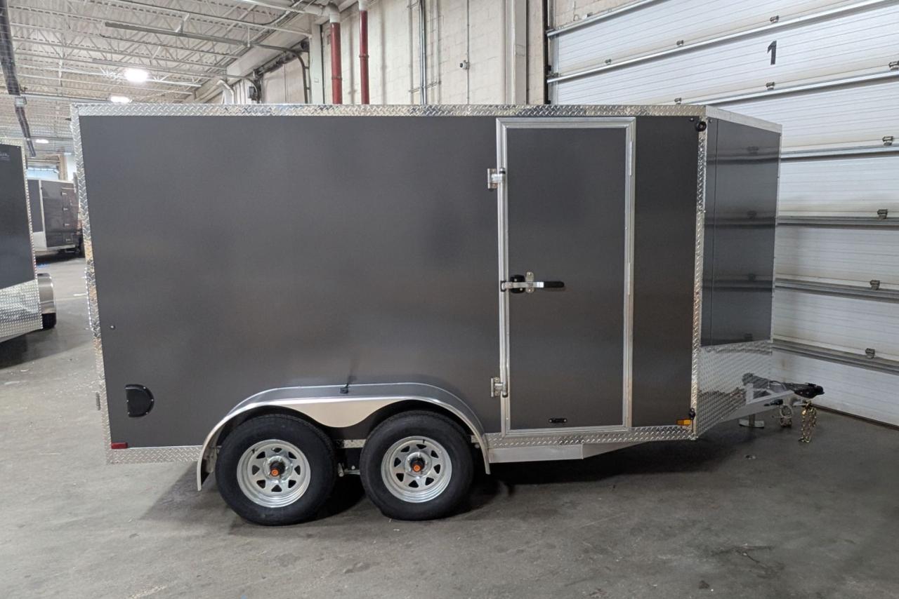2025 Canadian Trailer Company 7x12 V-Nose Cargo Trailer Aluminum Tandem Axle