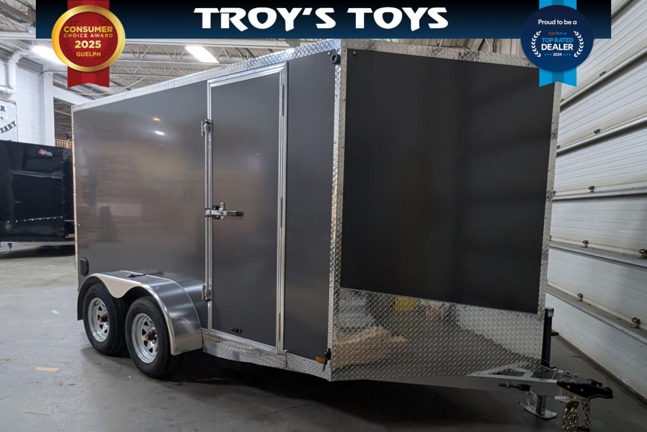 2025 Canadian Trailer Company 7x12 V-Nose Cargo Trailer Aluminum Tandem Axle