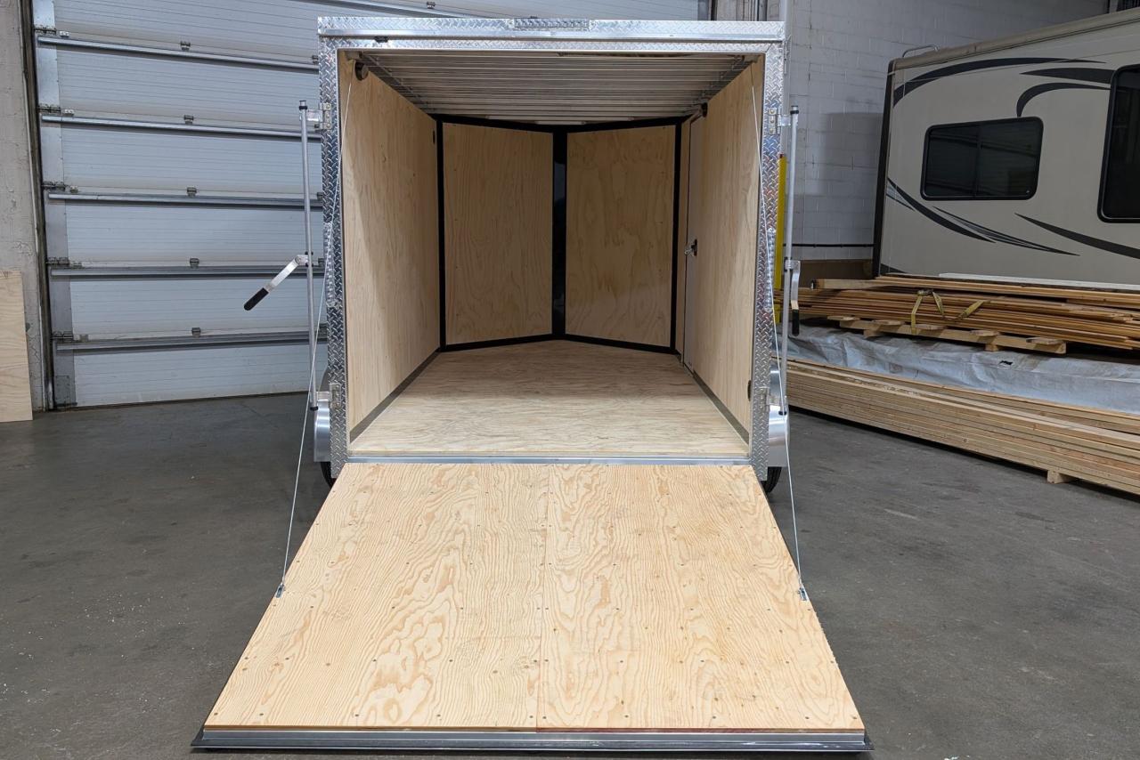 2025 Canadian Trailer Company 7x12 V-Nose Cargo Trailer Aluminum Tandem Axle