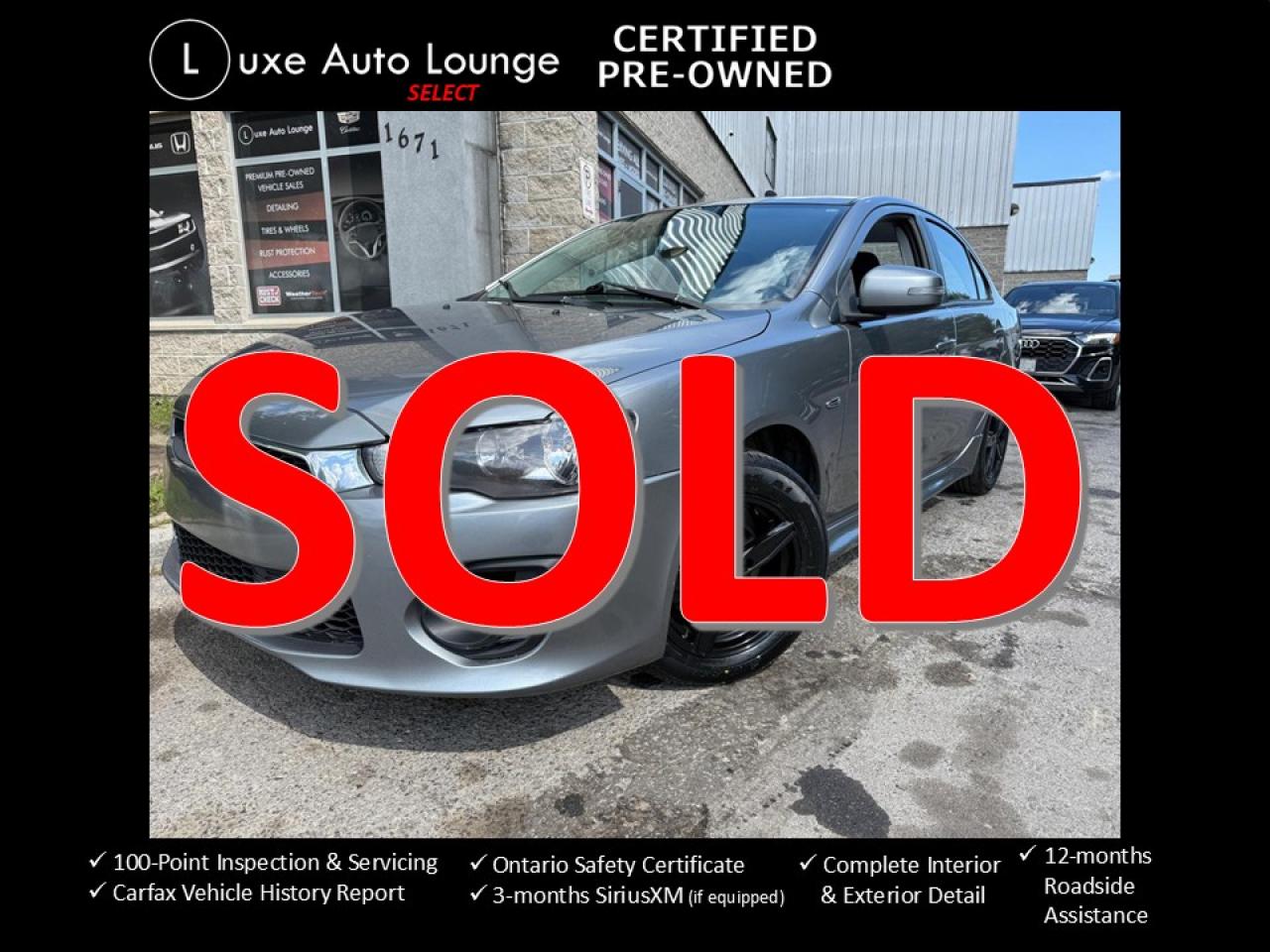 2016 Mitsubishi Lancer ES | CVT | NEW WHEELS/TIRES!