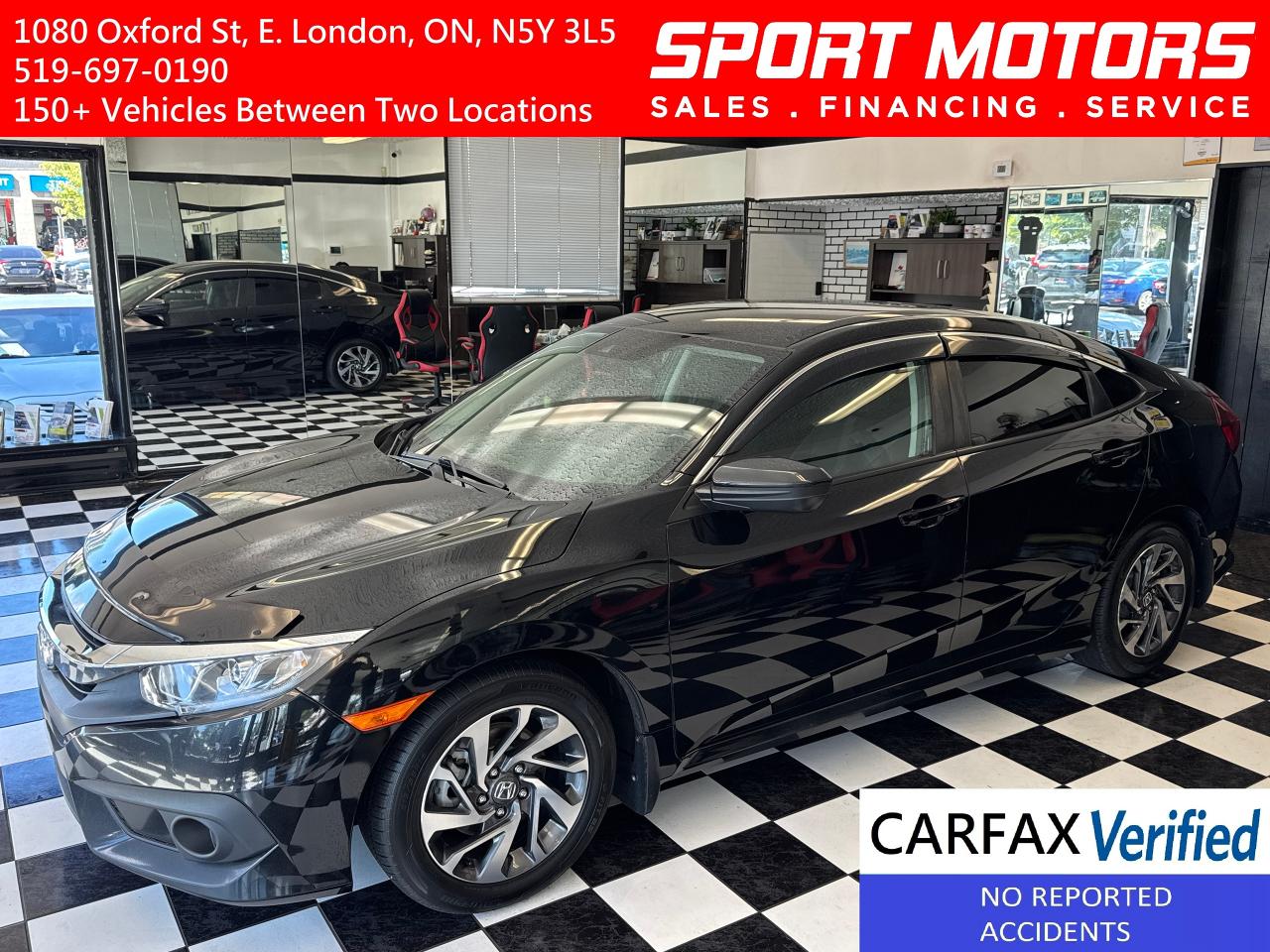 2018 Honda Civic SE+Adaptive Cruise+LaneKeep+CLEAN CARFAX - Photo #1