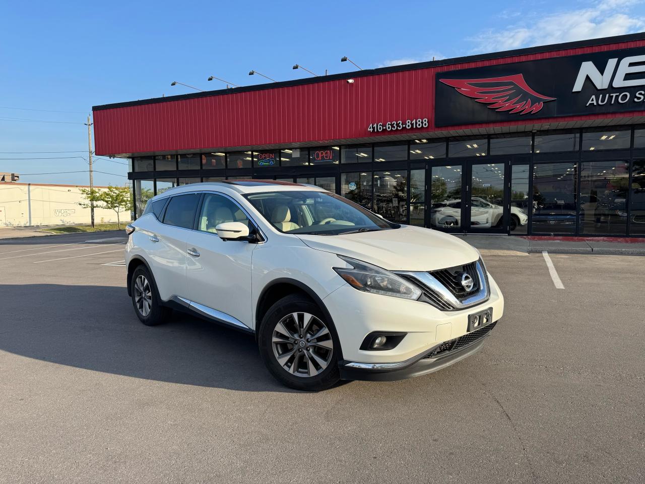 2018 Nissan Murano SL AWD LEATHER P/SUNROOF NAV CARPLAY B/SPOT CAMERA