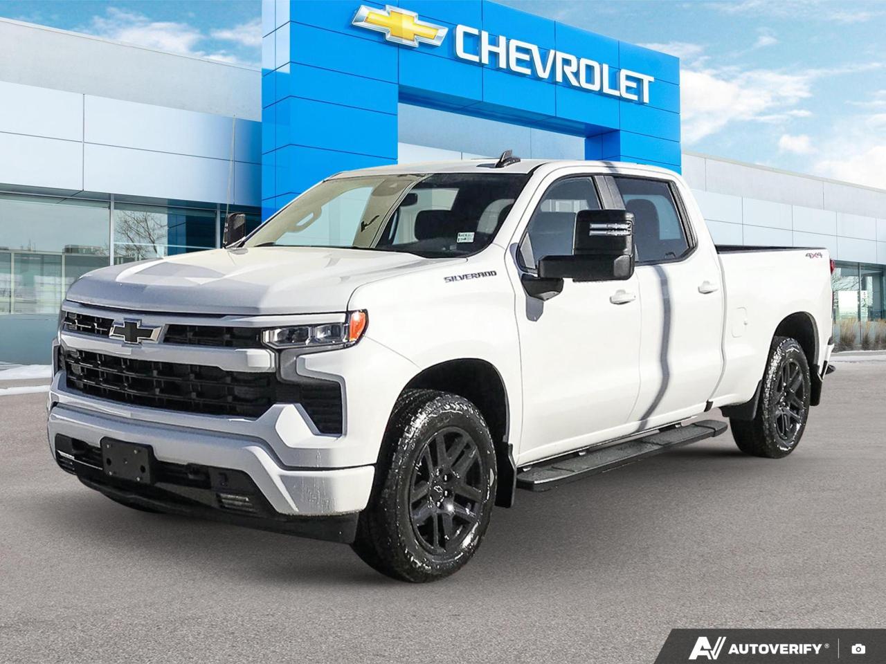 Price includes Added Accessories Plus Engine Block Heater | Protection Package | 3 Years Sirius XM | 	LPO - Interior Floor Liners | Convenience Package II | Max Trailering Package | Adaptive Cruise Control | Mirrors, Outside Adjustable Vertical Trailering
Introducing the future of full-size pickups: the 2026 Chevrolet Silverado 1500 RST. This brand-new truck combines power, technology, and comfort in a sleek Summit White package. With its advanced features and impressive capabilities, its the perfect companion for work and play.

- 5.3L V8 engine paired with 4WD for superior performance
- Crew Cab configuration with seating for 5
- Cutting-edge Wi-Fi Hotspot capability for on-the-go connectivity
- Teen Driver technology for added peace of mind
- StabiliTrak stability control system with Proactive Roll Avoidance
- LED fog lamps for enhanced visibility
- Auto-locking rear differential for improved traction

Experience the next generation of trucks today. Reserve your 2026 Chevrolet Silverado 1500 RST or contact Birchwood Chevrolet Buick GMC to schedule a personalized walkthrough. Dont miss your chance to be among the first to own this remarkable vehicle.
See three brands under one roof at Birchwood Chevrolet Buick GMC  the only place in Winnipeg where you can compare GMC, Chevrolet, and Buick all in one visit. Save yourself some time, see a great selection, and learn everything you need to know. 

Your Experience is Everything at Birchwood Chevrolet Buick GMC. 

Click, call (204) 837-5811, or visit Birchwood Chevrolet Buick GMC at the Birchwood Auto Park, 3965 Portage Avenue West at the Perimeter.

Dealer Permit #4240.
Dealer permit #4240