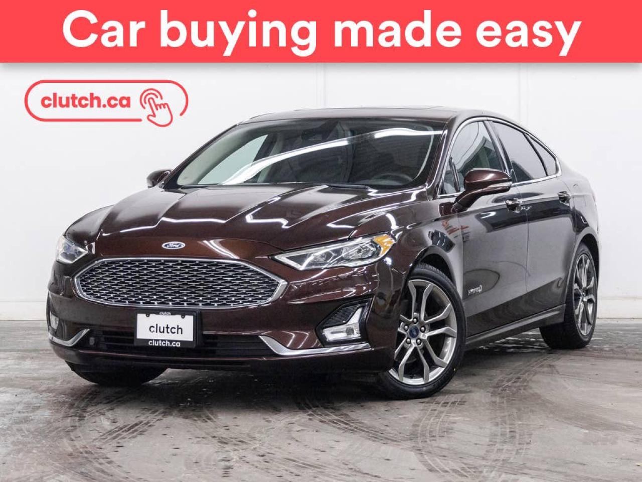 Used 2019 Ford Fusion Hybrid Titanium w/ Front Heated Seats, Rearview Cam, Dual Zone Climate Control for sale in Toronto, ON