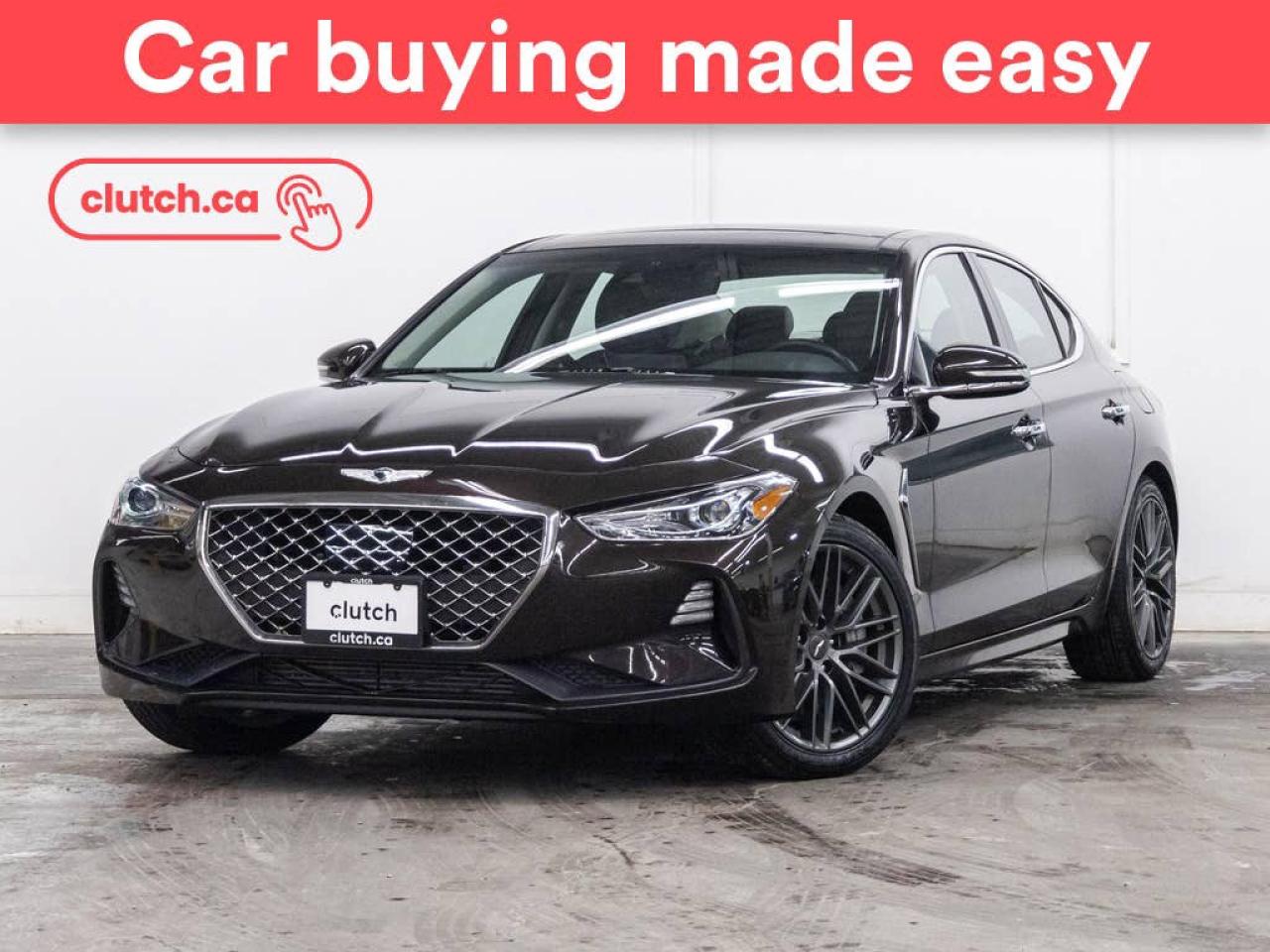 Used 2019 Genesis G70 3.3T Dynamic AWD w/ Apple CarPlay & Android Auto, Front Heated Seats, Rearview Cam for sale in Toronto, ON