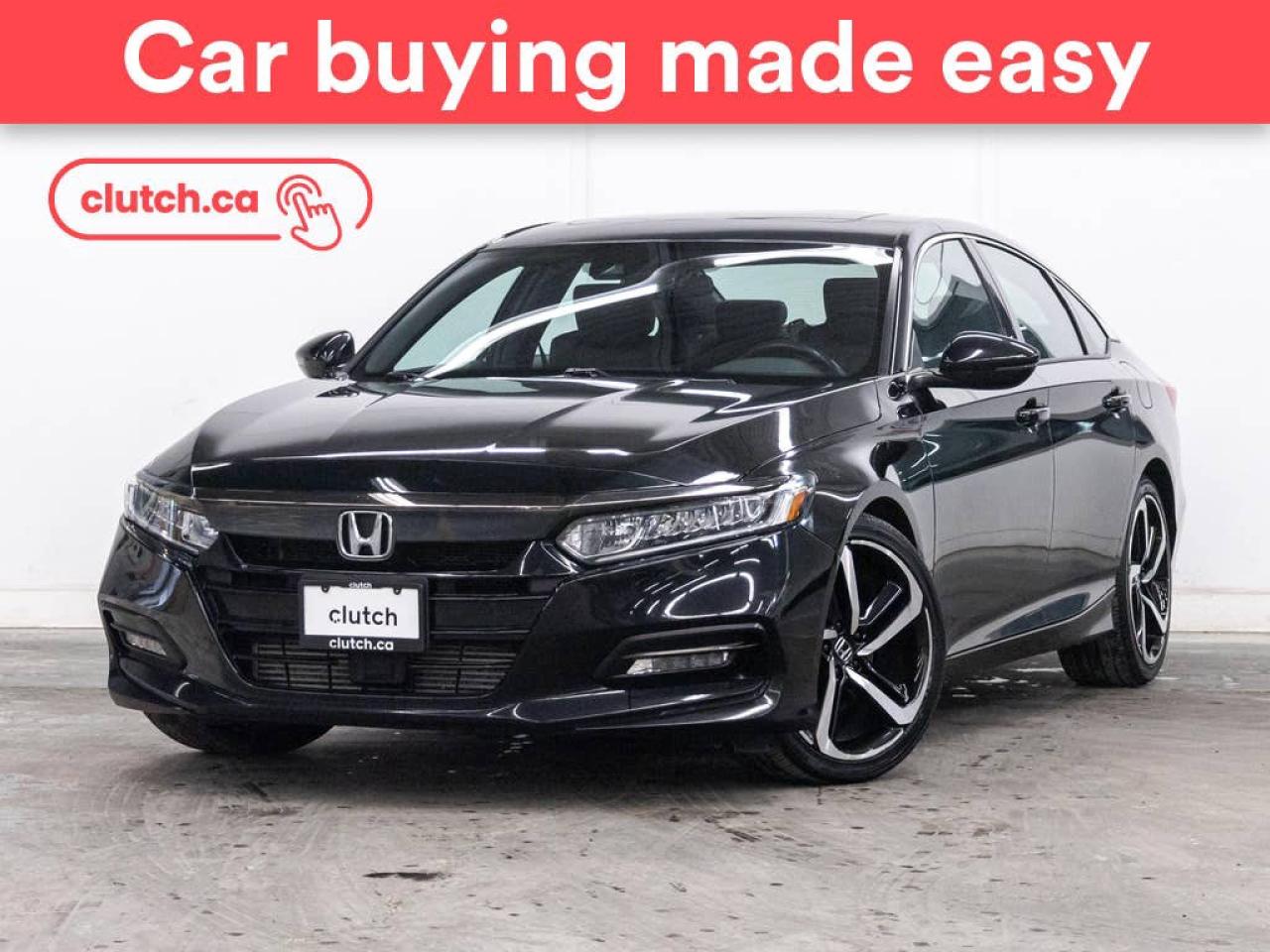 Used 2020 Honda Accord Sport 1.5T w/ Apple CarPlay & Android Auto, Front Heated Seats, Power Moonroof for sale in Toronto, ON