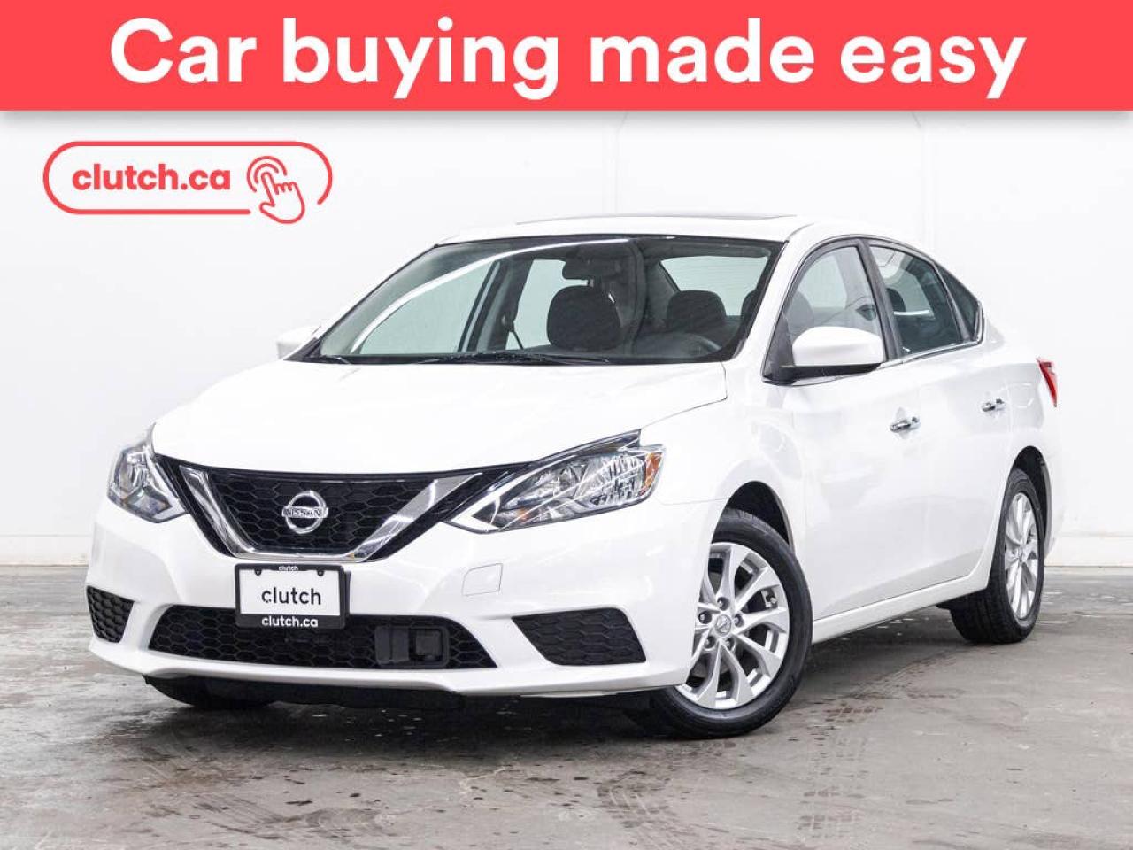 Used 2019 Nissan Sentra SV w/ Moonroof w/ Apple CarPlay & Android Auto, Front Heated Seats, Power Moonroof for sale in Toronto, ON
