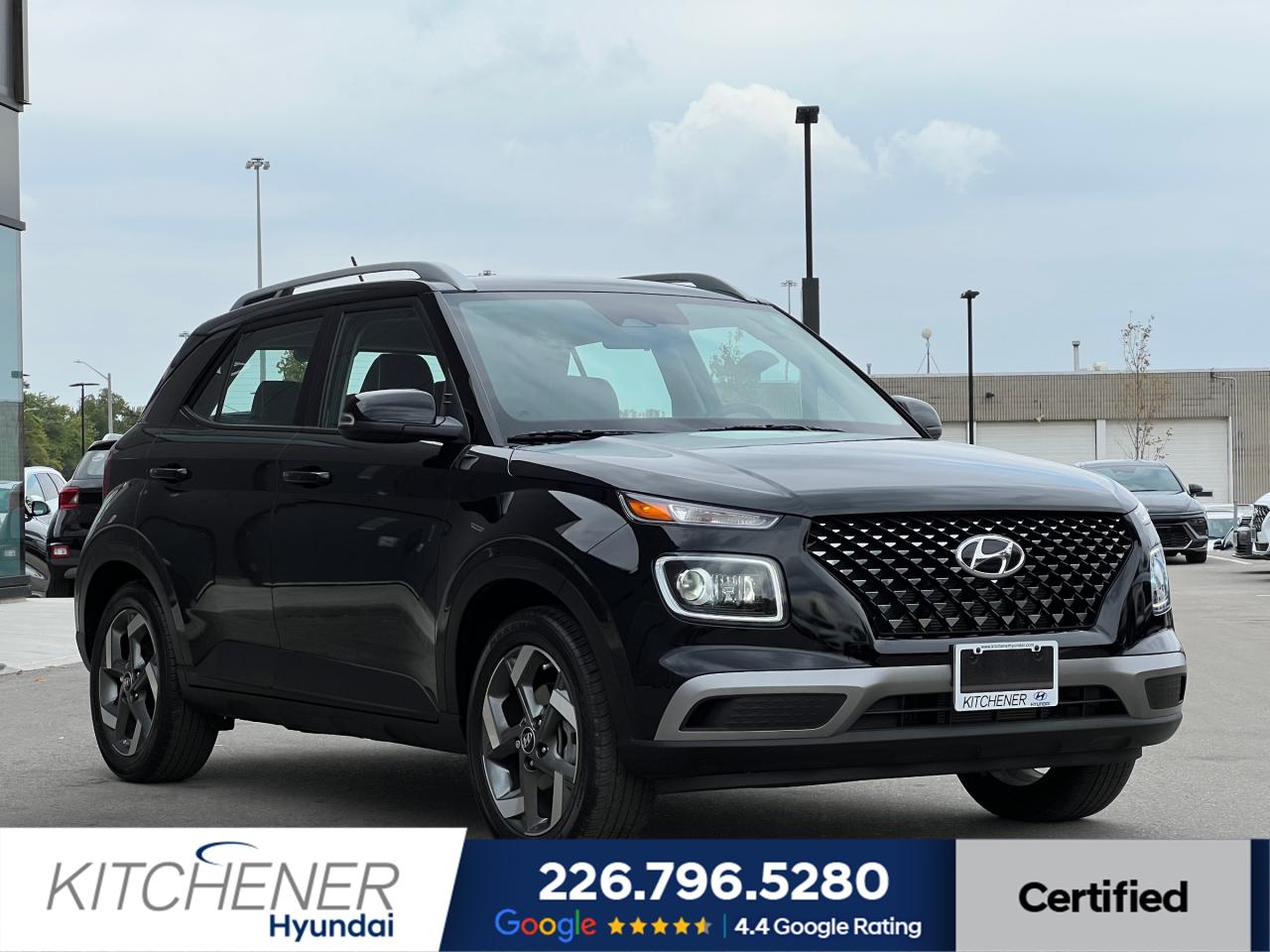 Used 2025 Hyundai Venue Ultimate w/Black Interior (IVT) SUNROOF | BACKUP CAMERA | APPLE CARPLAY | for sale in Kitchener, ON
