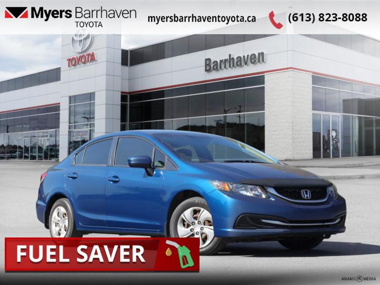 Used 2015 Honda Civic Sedan LX  - $157 B/W - Low Mileage for sale in Ottawa, ON