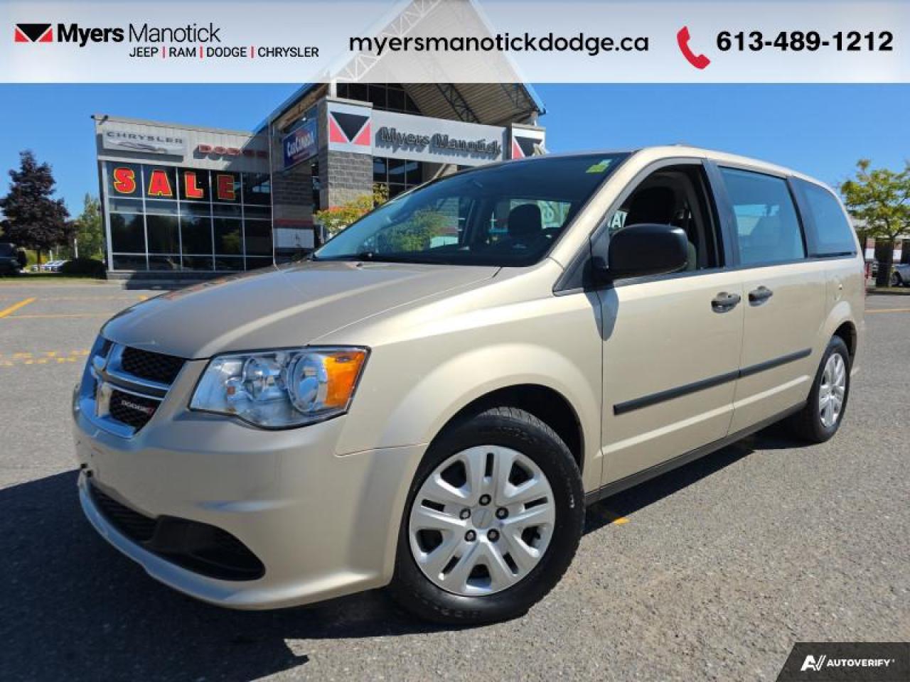 Used 2016 Dodge Grand Caravan CANADA VALUE PACKAGE for sale in Ottawa, ON