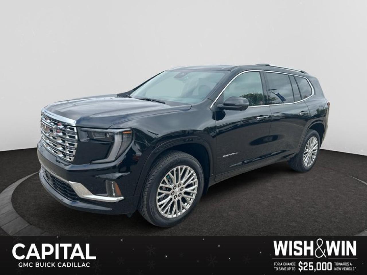 This 2026 GMC Acadia in Ebony Twilight Metallic is equipped with AWD and Gas 2.5L/ engine.Check out this vehicles pictures, features, options and specs, and let us know if you have any questions. Helping find the perfect vehicle FOR YOU is our only priority.P.S...Sometimes texting is easier. Text (or call) 306-801-9090 for fast answers at your fingertips!Dealer License #914248Disclaimer: All prices are plus taxes & fees. See dealer for Details. Dealer Permit # 914248 See dealer for Details.