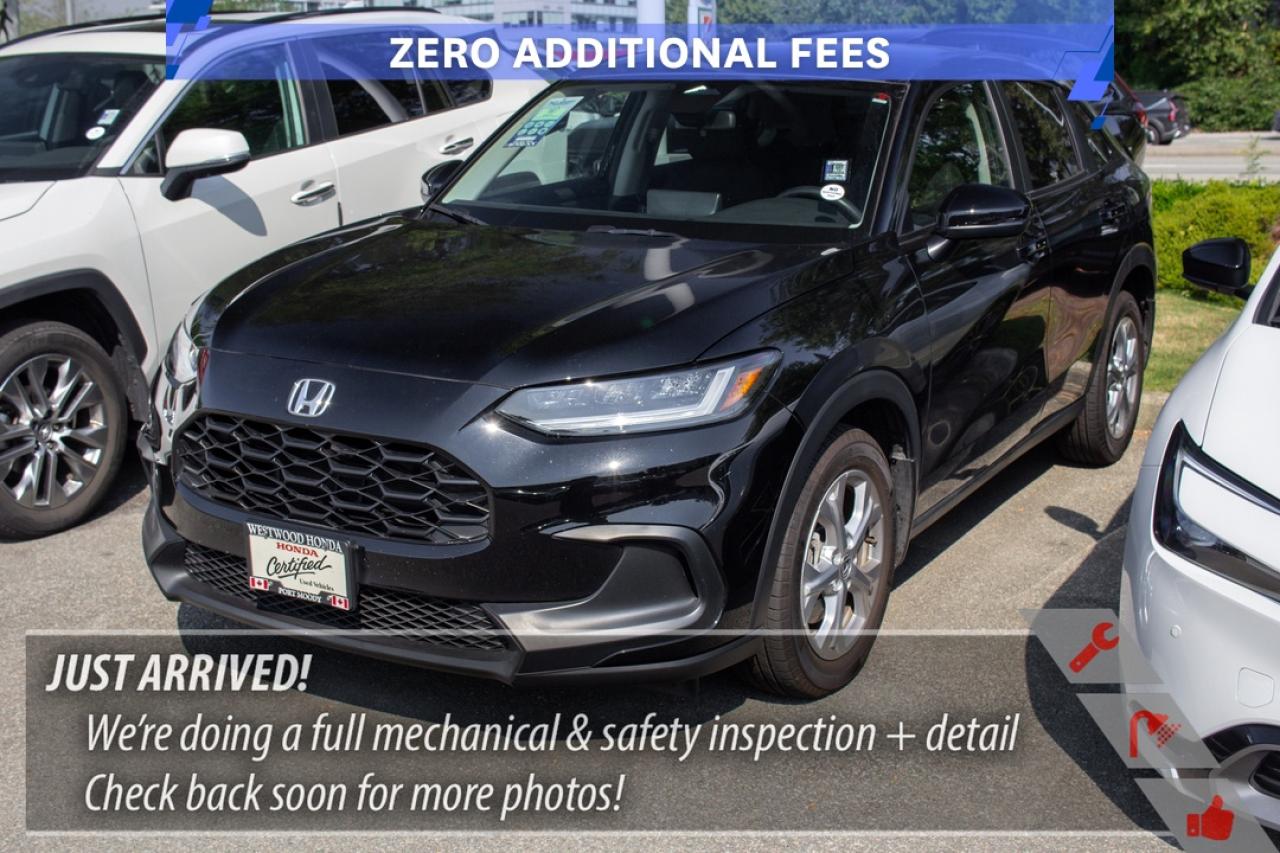 No Surprises. At Westwood Honda what you see is what you pay No Dealer Fees, No Documentation Fees, No Hidden Charges  Ever, Just high-quality, fully inspected vehicles at honest, upfront prices.One low hassle free pre negotiated price, Apple CarPlay/Android Auto, Brake assist, Electronic Stability Control, Forward collision: Collision Mitigation Braking System (CMBS) + FCW mitigation, Heated Front Bucket Seats, Lane departure: Lane Keeping Assist System (LKAS) active.We stand behind our used Hondas! Our certified program gives Hondas 5 years old and newer a 7 year / 160,000km transferable powertrain warranty and includes full service records of the services performed to meet our CUV standards. You also receive preferred financing options & terms through Honda Financial Service! Westwood Hondas Buy Smart Standard program includes a thorough safety inspection, detailed Car Proof report that shows the history of the car youre buying, 2 months 5000 km powertrain warranty and 6 months tire, brakes, battery, and bulbs. We give you a complete professional detail, full tank of gas and our best low price first which is based on live market pricing to guarantee you tremendous value and a non-stressful, no-haggle experience. And youll get 3 free months of Sirius radio where equipped! 7 day Exchange. Westwood Honda DL #31286.