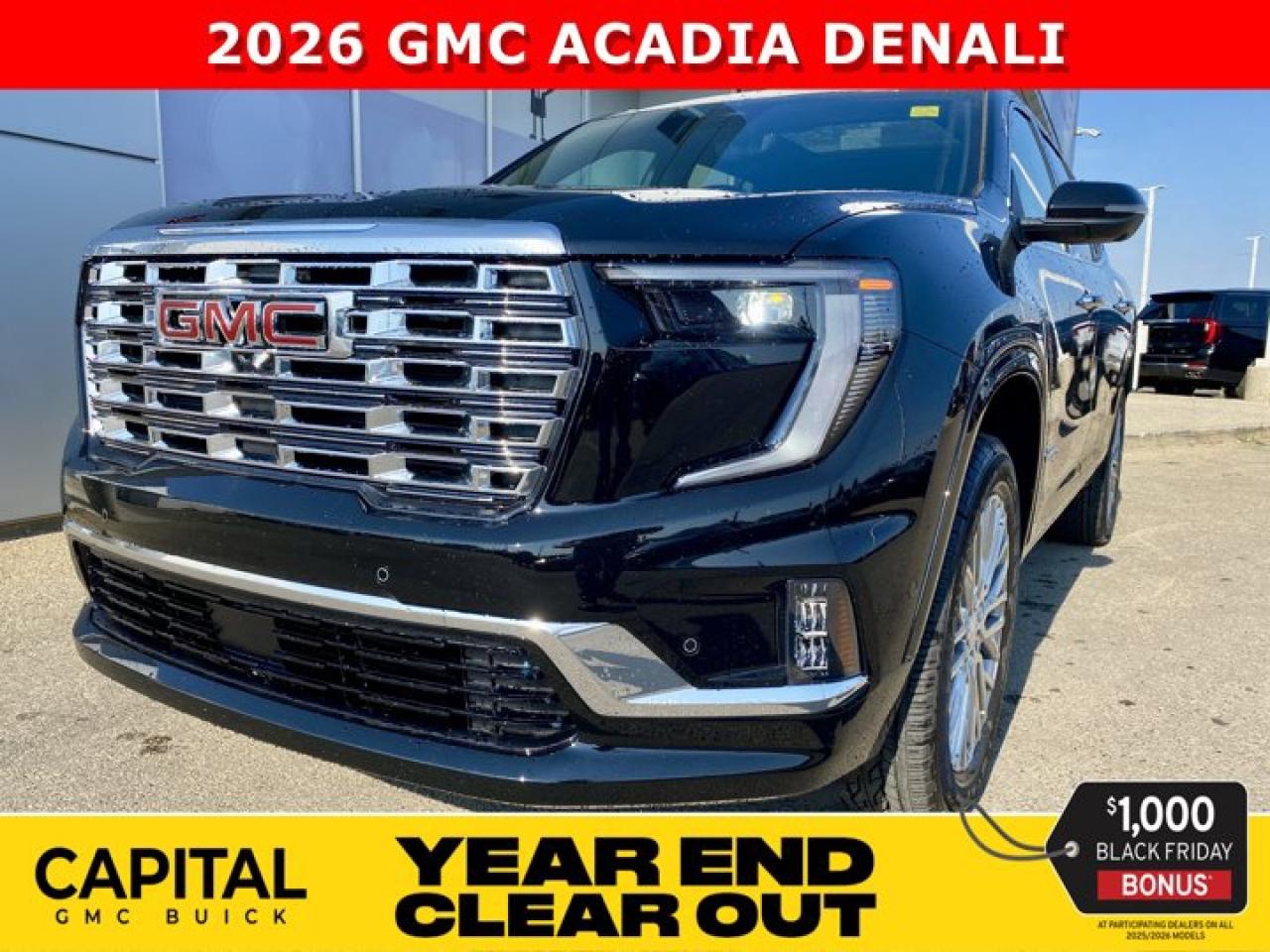 New 2026 GMC Acadia Denali AWD for sale in Edmonton, AB