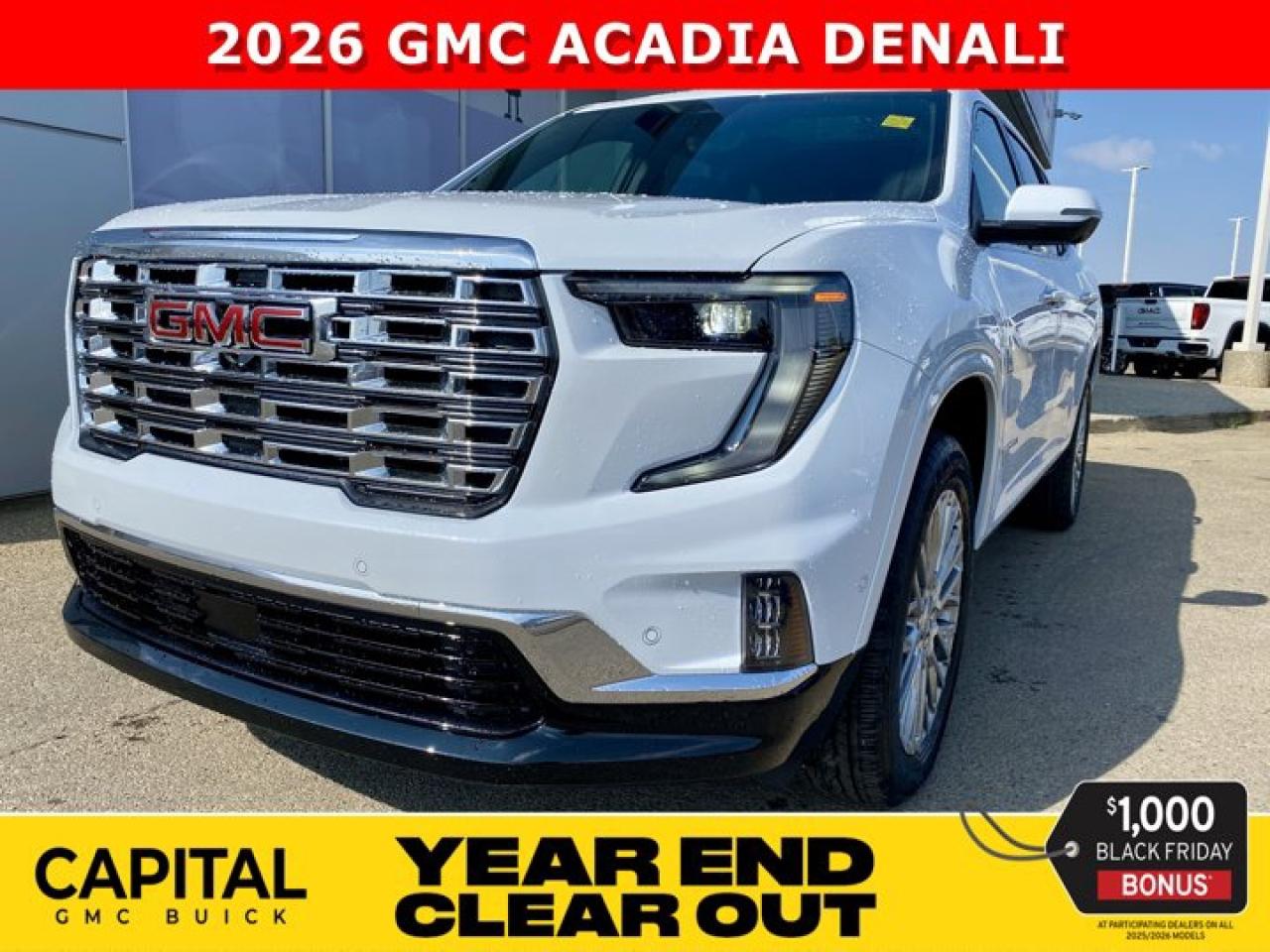New 2026 GMC Acadia Denali AWD for sale in Edmonton, AB