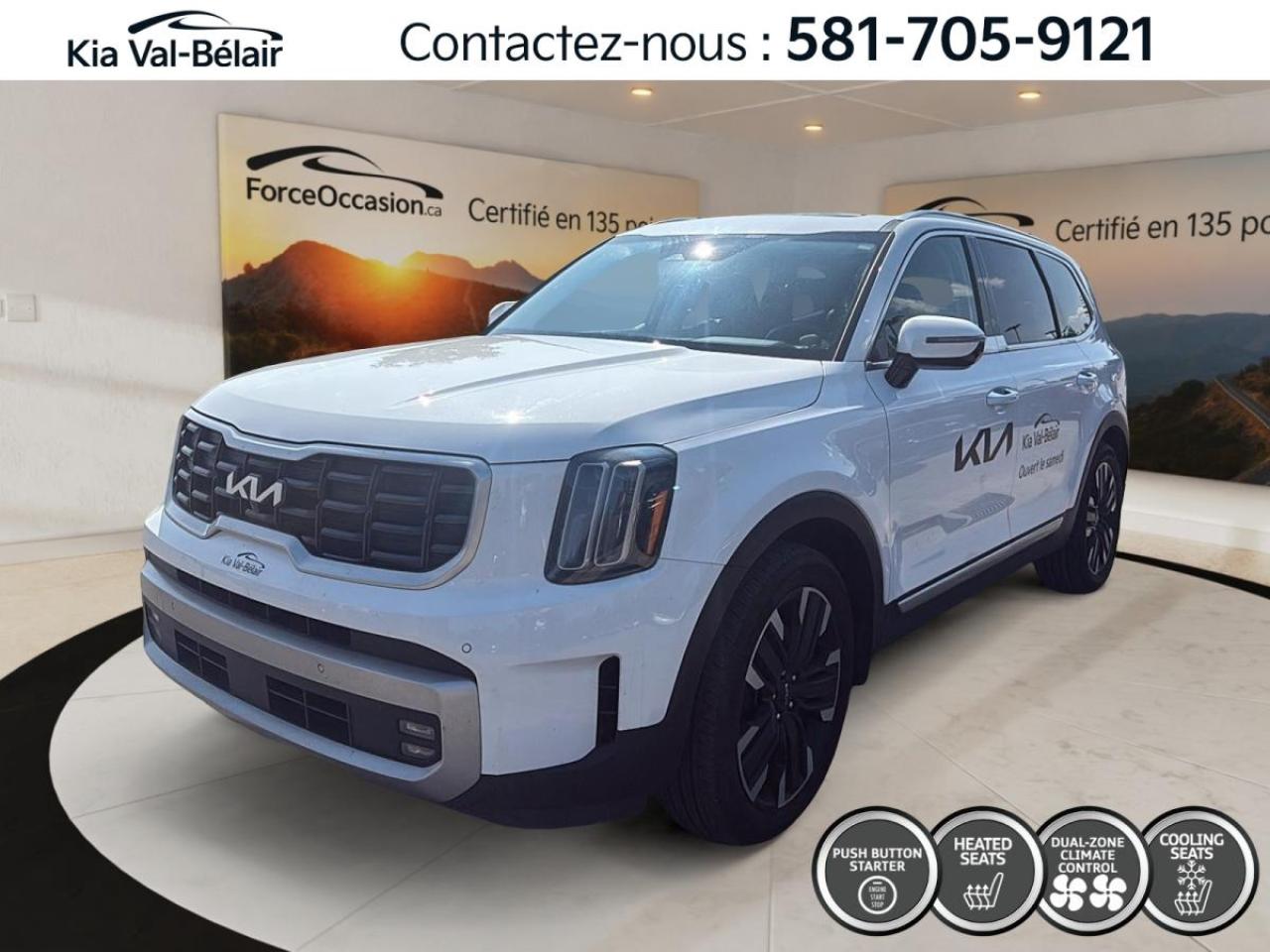 Used 2023 Kia Telluride SX *AWD *V6 *291HP *TOIT *CAMERA 360° *5000LBS TOWING for sale in Québec, QC