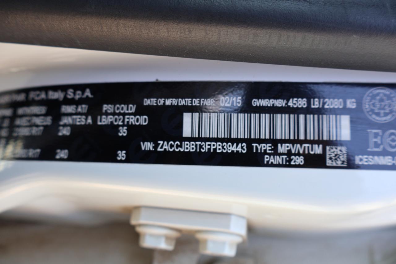 2015 Jeep Renegade NORTH 4WD CERTIFIED *JEEP MAINTAIN* CAMERA BLUETOOTH HEATED CRUISE ALLOYS - Photo #39