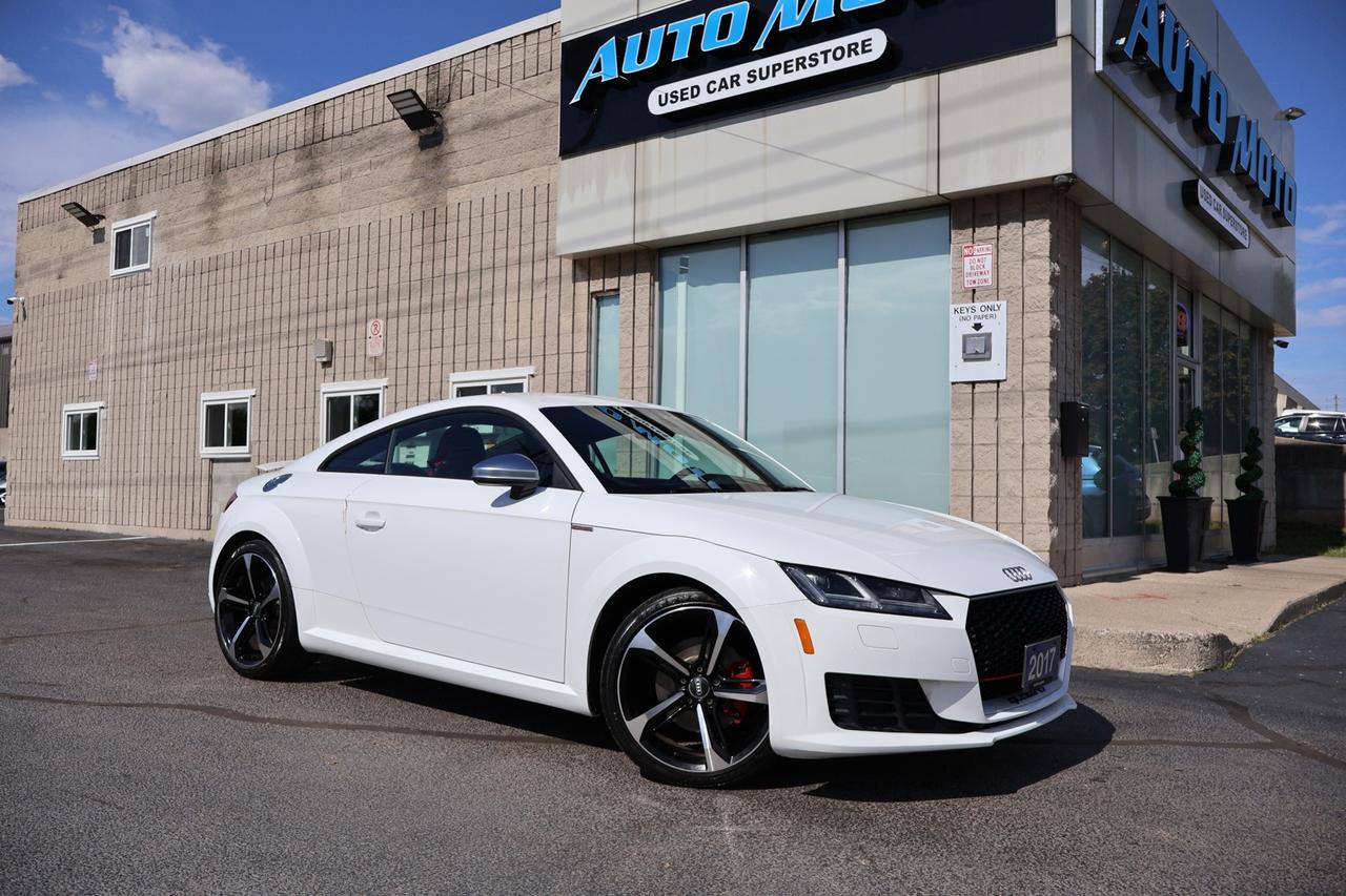 2017 Audi TT TECH S-LINE QUATRRO AWD CERTIFIED CAMERA NAV BLUETOOTH LEATHER CRUISE ALLOYS Photo