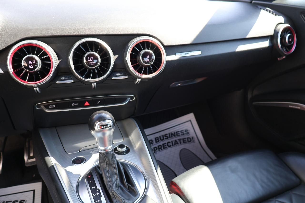 2017 Audi TT TECH S-LINE QUATRRO AWD CERTIFIED CAMERA NAV BLUETOOTH LEATHER CRUISE ALLOYS Photo