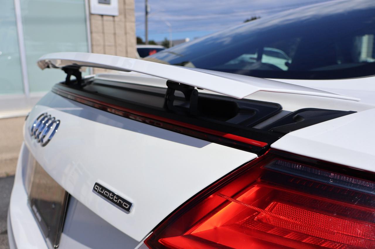 2017 Audi TT TECH S-LINE QUATRRO AWD CERTIFIED CAMERA NAV BLUETOOTH LEATHER CRUISE ALLOYS Photo