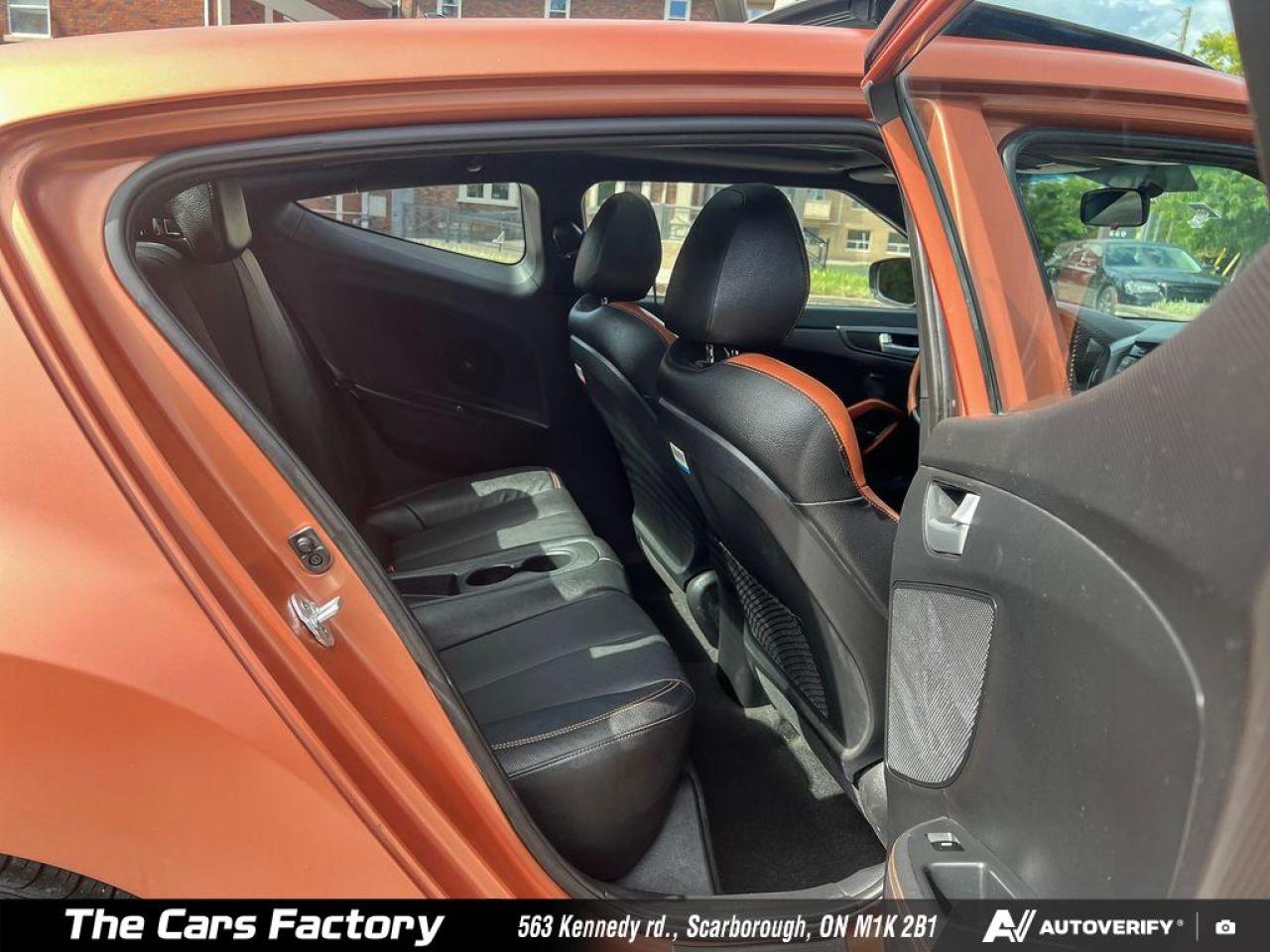 2016 Hyundai Veloster Turbo w/Orange Colour Pack Only 022,934KM - Photo #23