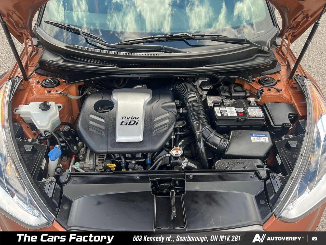 2016 Hyundai Veloster Turbo w/Orange Colour Pack Only 022,934KM - Photo #9