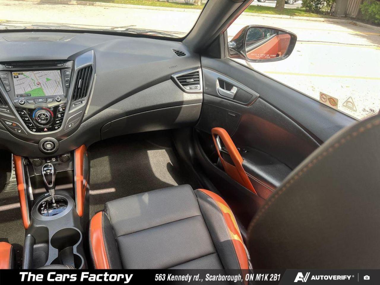 2016 Hyundai Veloster Turbo w/Orange Colour Pack Only 022,934KM - Photo #25