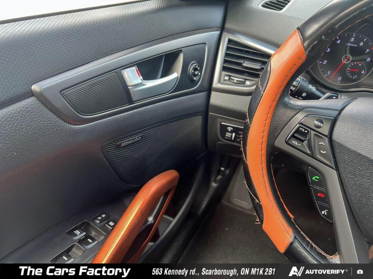 2016 Hyundai Veloster Turbo w/Orange Colour Pack Only 022,934KM - Photo #16