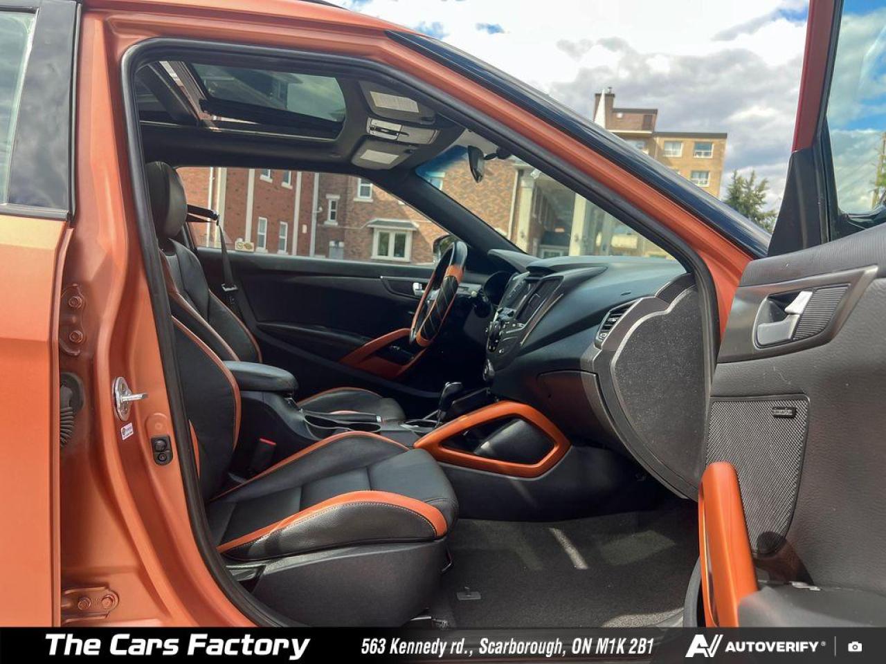 2016 Hyundai Veloster Turbo w/Orange Colour Pack Only 022,934KM - Photo #22