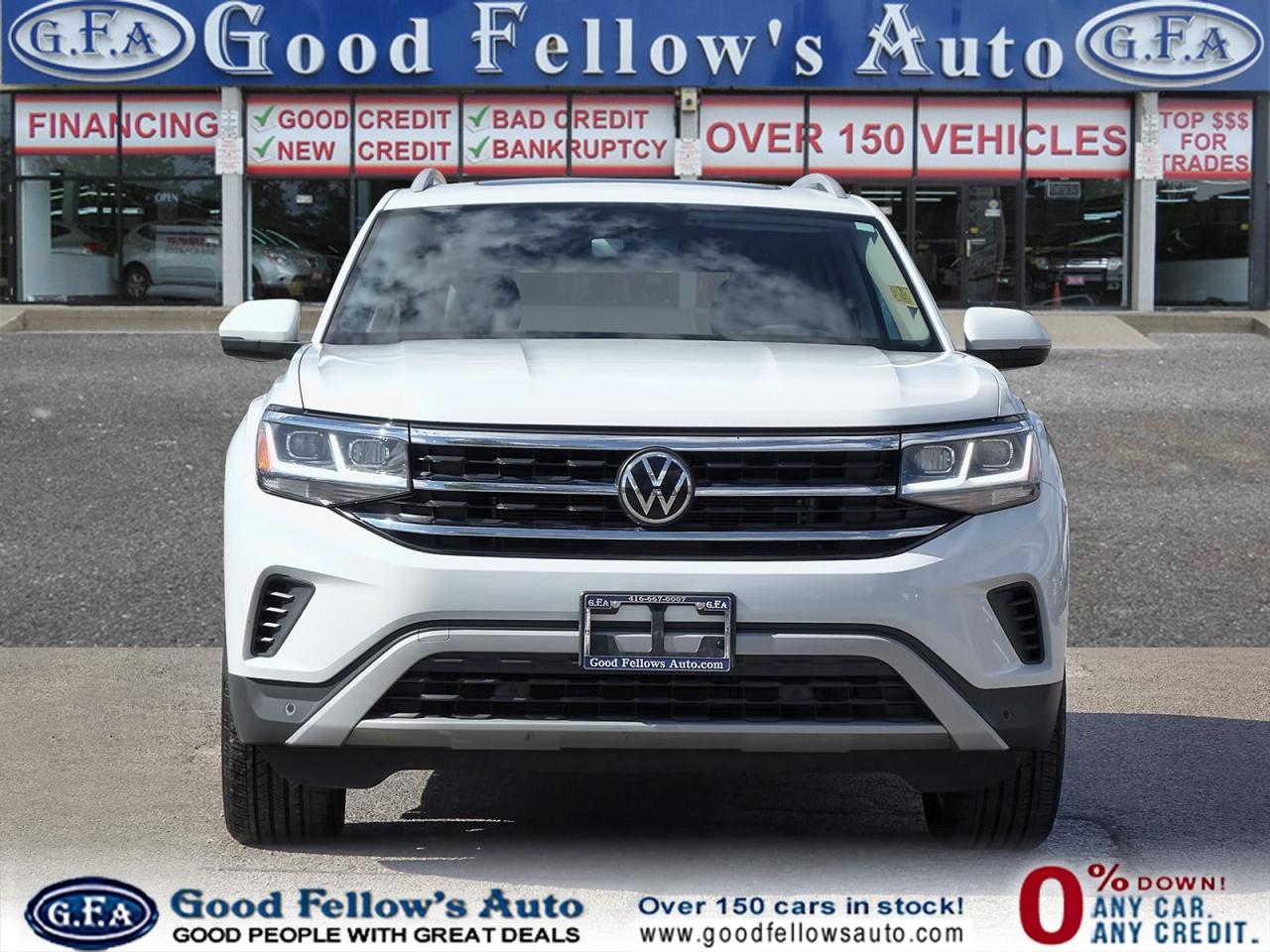 2021 Volkswagen Atlas HIGHLINE MODEL, 4MOTION, 6 PASSENGER, LEATHER SEAT Photo2
