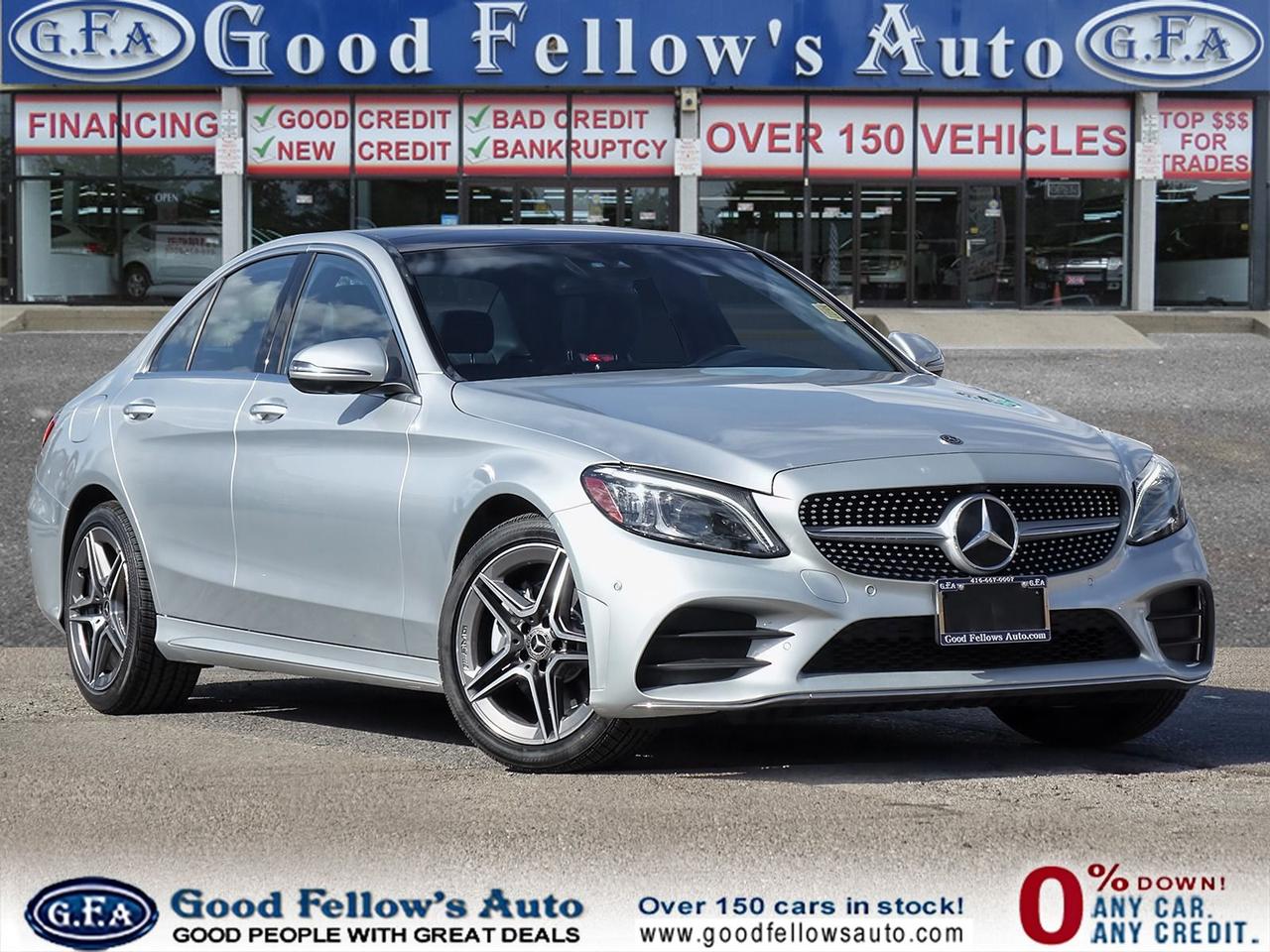 2021 Mercedes-Benz C-Class 4MATIC, PREMIUM PACKAGE, LEATHER SEATS, PANORAMIC